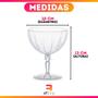 Imagem de Kit 6 Taça de Sobremesa Acrílico Transparente 390ml Tijela Doces Sorvetes Pote Linha Liv - Paramount