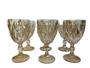 Imagem de Kit 6 Taça Diamante Copo Vidro Transparente 300ml