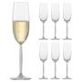 Imagem de Kit 6 Taças Champanhe Cristal Titânio Bohemia Sophia 230ml