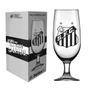 Imagem de KIt 6 Taças de Cerveja Floripa 300ml com Escudo do Santos. Perfeita para Celebrar as Vitórias do seu Time. Produto Licenciado. Com Caixa.