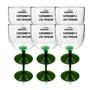 Imagem de Kit 6 Taças Gin Com Base Verde Personalizadas Criativas Live