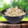 Imagem de Kit 6 Tigelas Saladeiras para Servir Coza Essential Pretas 3,5L Bowls Pipoca Sobremesas Alimentos