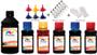 Imagem de Kit 6 Tinta Para Epson L800 L810 L850 L805 L1800 550ml Platinum