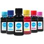 Imagem de Kit 6 Tintas para T673 Bulk Ink CMYK 100ml Corante Koga