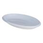 Imagem de Kit 6 Travessa Saladeira Petisqueira Oval Le Chef Branca Plástico 41x24x3,75CM