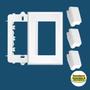 Imagem de Kit 6 un. Interruptor 3 teclas com placa 4x2 Fame Evidence