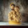 Imagem de Kit 6 Unidades Sagrada Família Busto Barroca 20cm Dourado