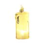Imagem de Kit 6 Velas LED Transparente Luz Eletrônica Decorativa 8cm
