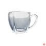 Imagem de Kit 6 Xícaras de Café Vidro Love Em Casa Tem 195ml - EmCasaTem