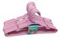 Imagem de Kit 60 Cabides Plástico Reforçado Rosa Roupa Infantil 28x14