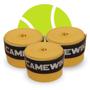 Imagem de Kit 60 Overgrip Para Raquete Beach Tennis Tênis Grips Amarelo