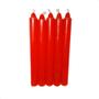 Imagem de Kit 65 Velas Votiva Palito Vermelho 18cm Parafina Pura