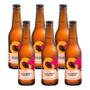 Imagem de Kit 6X: Chá de Hibisco com Pêssego Gaseificado Brazô 350ml