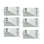Imagem de Kit 6x Interruptor Branco Simples Lunare Up Schneider S40010