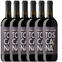 Imagem de Kit 6x Vinhos Tintos Italianos Galgo Toscana Rosso IGT