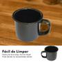 Imagem de Kit 6x Xícara Toque Ergonômico Para Café Chá Retrô Cozinha Chá Água