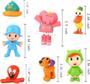 Imagem de Kit 7 bonecos pocoyo e turma action figure desenho