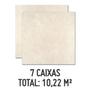 Imagem de Kit 7 Caixas de Porcelanato Esmaltado Mármore Bianco 60x60cm Com 1,46m² Bold Branco