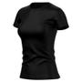 Imagem de Kit 7 Camisas Feminina Manga Curta Dry Fit Basica Lisa Proteção Solar Uv