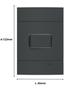 Imagem de Kit 7 conjunto de interruptores simples cor grafite 10a 250v schneider