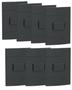 Imagem de Kit 7 conjunto de interruptores simples cor grafite 10a 250v schneider