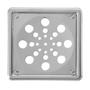 Imagem de Kit 7 Grelha Quadrada em Aço Inox 9,4 X 9,4cm com Caixilho Astra