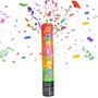 Imagem de Kit 7 Lança Confetes Papel Colorido Festas Casamento Eventos