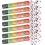 Imagem de Kit 7 Lança Confetes Papel Colorido Festas Casamento Eventos