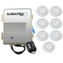 Imagem de Kit 7 Led Piscina Inox Mono ul Branco 18W + Central Touch