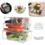 Imagem de Kit 7 Organizadores De Alimentos Potes Acrílico Transparente