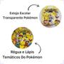 Imagem de Kit 7 Peças Escolar Infantil Pokemon Volta As Aulas