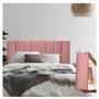 Imagem de Kit 7 Placas 20x60 Modulada Retangular Adesiva P/ Quarto Casal Cama Box Cabeceira
