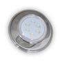 Imagem de Kit 7 Refletor Hiper Led 9W Azul Inox 316L E Fonte 10A