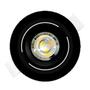 Imagem de Kit 7 Spot Led Redondo Preto Embutir 3w Branco Neutro 4000K