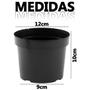 Imagem de Kit 70 Vasos Para Plantas Pote N12 Mudas Hortas Flores 750ml