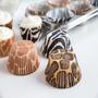 Imagem de Kit 75 Forminhas para Assar Cupcakes Muffin Zoo Fox Run