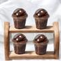 Imagem de kit 75 Mini Copo Bolha 60ml Brigadeiro De Colher G697