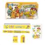 Imagem de Kit 7Pc Escolar Infantil Pokemon Pikachu Volta As Aulas