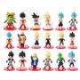 Imagem de kit 8 action figure miniaturas bonecos dragon ball z