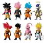 Imagem de kit 8 action figure miniaturas bonecos dragon ball z