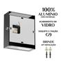 Imagem de Kit 8 Arandela Mini Slim 2 Focos 10x12x4cm Bivolt Com Lâmpada G9 Interna Externa Muro Parede - 143