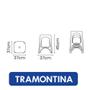 Imagem de Kit 8 Banco Plástico Banqueta Tramontina Resistente 100 KG