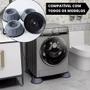 Imagem de Kit 8 Bases Niveladora Pé Para Maquina De Lavar Secadora Centrifuga Geladeira - Clink