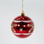 Imagem de Kit 8 Bolas Enfeite Natalino Árvore De Natal Vermelho Branco