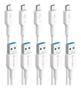 Imagem de Kit 8 Cabos Celular Micro Usb 2.0 Turbo 1mt Cb15 Pmcell