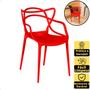 Imagem de Kit 8 Cadeiras Allegra - Vermelho