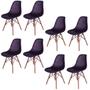 Imagem de Kit 8 Cadeiras Charles Eames Eifell 130 Furadinha