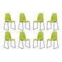 Imagem de Kit 8 Cadeiras de Aço Chantilly Acasa Móveis
