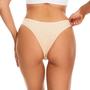 Imagem de Kit 8 Calcinhas Tanga Sem Costura Corte a Laser Não Marca Conforto