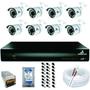 Imagem de Kit 8 Câmeras de segurança  + dvr 08 canais Full HD 1080N 5 x 1
